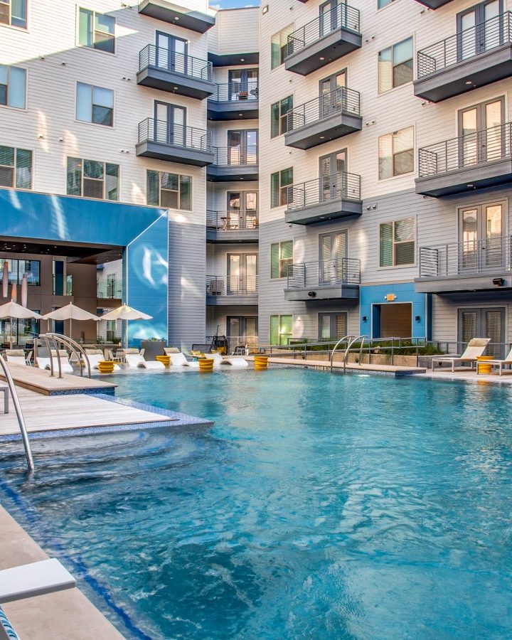 the pool at The Ramble and Rose